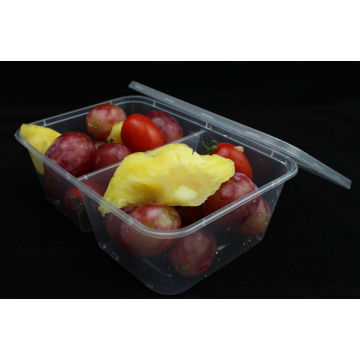 2016 Best Selling 2 Fach Wiederverwendbare Lebensmittel Lagerung Container mit Deckel / Mahlzeit Prep Container Lebensmittel Lagerung